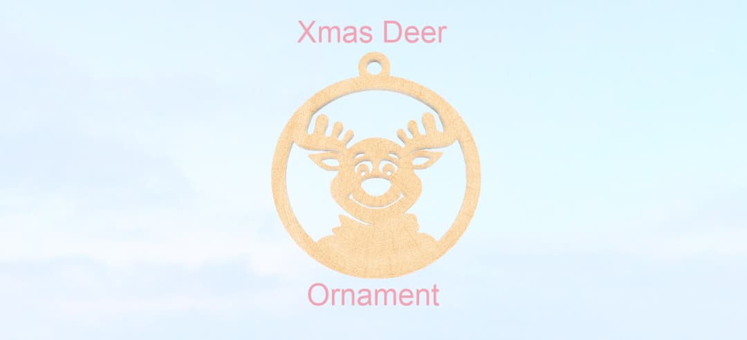 A Christmas Deer Ornament very funny!